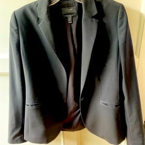 J. Crew 1035 super 120s black blazer